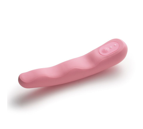 Розовый вибратор iroha Fit Minamozuki Nadeshiko - 17,7 см.