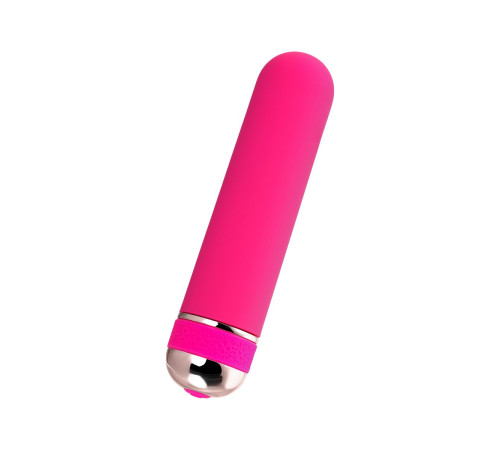 Розовый нереалистичный мини-вибратор Mastick Mini - 13 см.