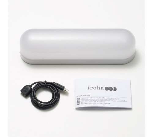 Розовый вибратор iroha Fit Minamozuki Nadeshiko - 17,7 см.