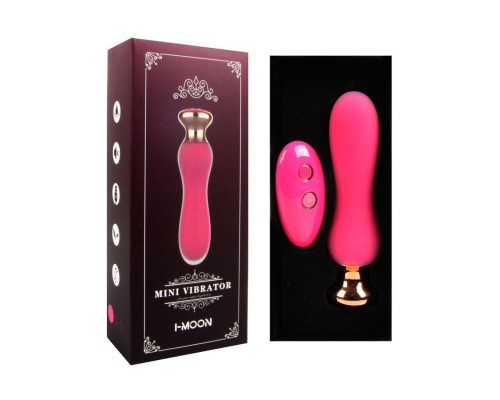 Заказать Розовый мини-вибратор Mini Vibrator с пультом ДУ - 12,5 см.