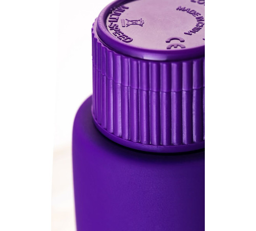 Фиолетовый вибратор с шишечками - 17 см.