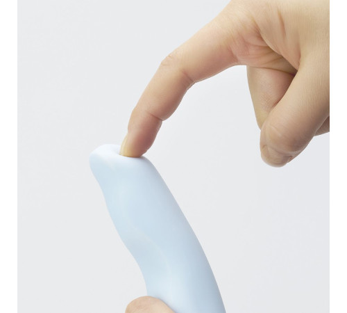 Голубой вибратор iroha Fit Minamozuki - 17,7 см.