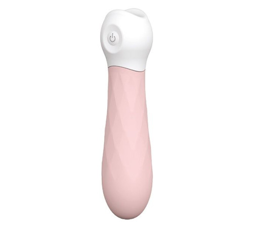 Розовый мини-вибромассажер Diamond Baby Boo - 11 см. Розовый мини-вибромассажер Diamond Baby Boo - 11 см.