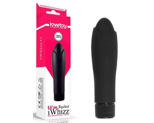 Заказать Черный мини-вибратор iWhizz Rocket - 13,5 см. Заказать Черный мини-вибратор iWhizz Rocket - 13,5 см.