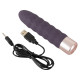 Заказать Фиолетовый мини-вибратор Elegant Diamond Vibe - 15 см.