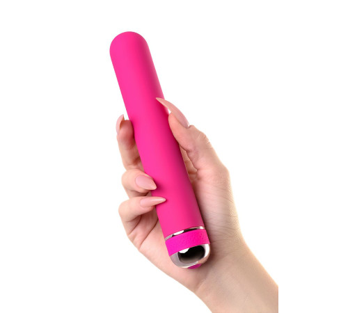 Розовый нереалистичный вибратор Mastick - 18 см.