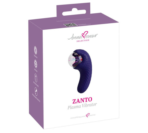 Синий плазменный вибратор ZANTO Plasma Vibrator