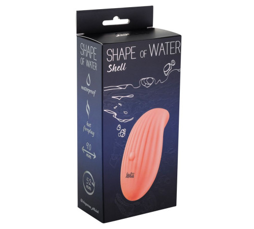 Розовый клиторальный вибратор Shape of water Shell Розовый клиторальный вибратор Shape of water Shell