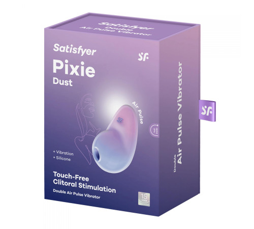 Сиреневый вакуум-волновой клиторальный вибростимулятор Pixie Dust