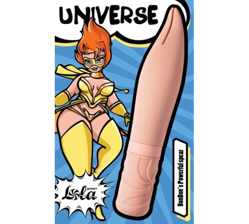 Бежевый мини-вибратор BonBon’s Powerful Spear - 15,2 см.