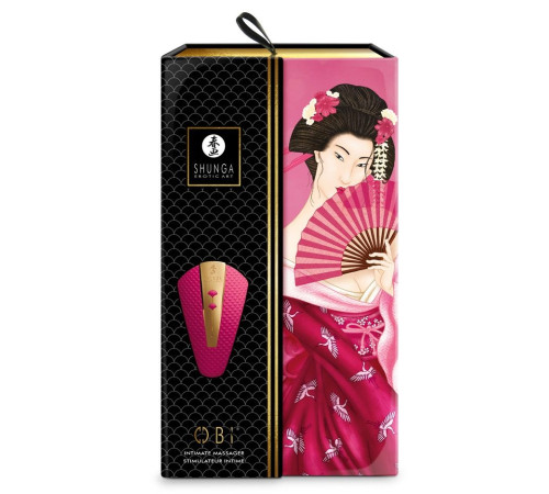 Малиновый клиторальный вибростимулятор OBI