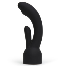 Черная насадка на вибратор Doxy - Rabbit Vibrator Doxy Attachment