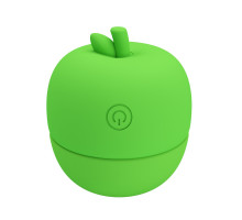 Зеленый клиторальный стимулятор в форме яблочка Apple Secret