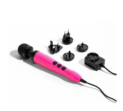 Розовый проводной wand-вибратор Doxy Die Cast 3 Розовый проводной wand-вибратор Doxy Die Cast 3