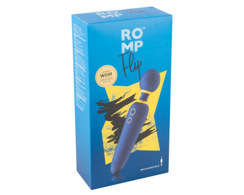 Заказать Синий вибромассажер с круглой головкой Romp Flip - 23 см. Заказать Синий вибромассажер с круглой головкой Romp Flip - 23 см.