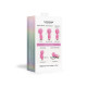 Заказать Розовый мини-wand вибратор Itsy Bitsy Mini Wand Vibrator