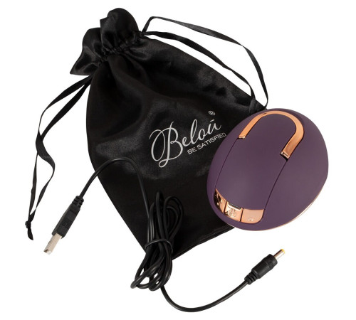 Фиолетовый вращающийся массажёр для вульвы Rotating Vulva Massager