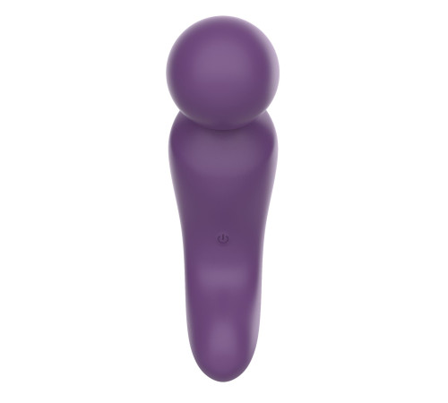 Фиолетовый изогнутый wand-вибратор