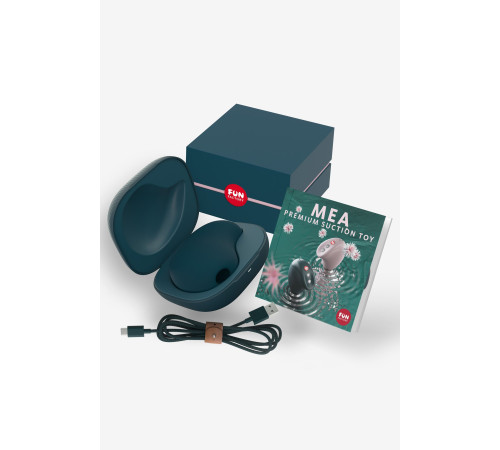 Темно-зеленый вакуум-волновой бесконтактный стимулятор клитора Mea