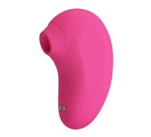 Розовый вакуумный клиторальный массажер Arila