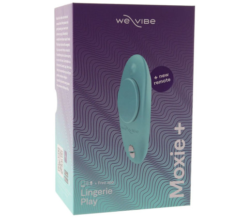 Аквамариновый вибратор We-Vibe Moxie+