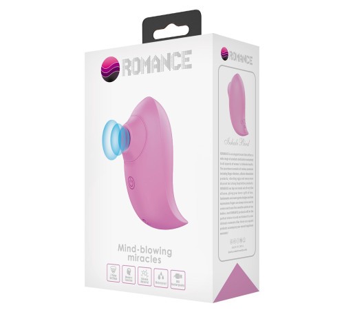 Розовый стимулятор клитора Inhale Bird