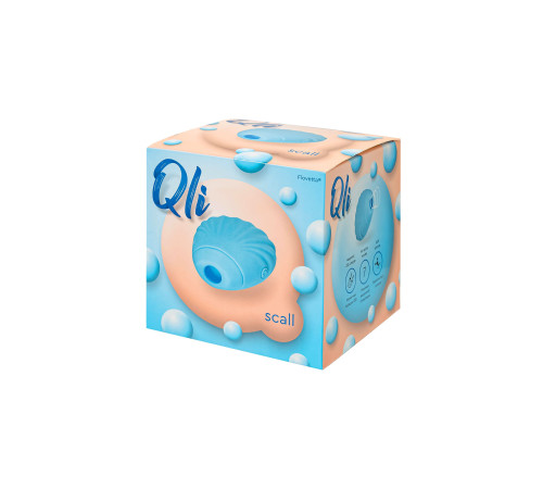 Голубой вакуум-волновой стимулятор клитора Scall