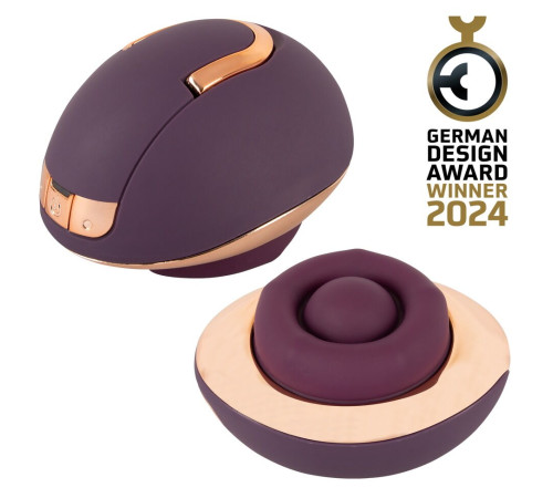 Фиолетовый вращающийся массажёр для вульвы Rotating Vulva Massager