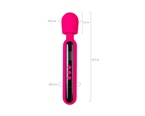 Заказать Ярко-розовый wand-вибратор Mashr - 23,5 см. Заказать Ярко-розовый wand-вибратор Mashr - 23,5 см.