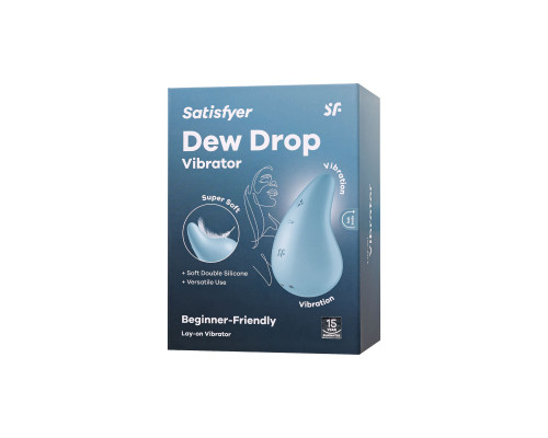 Заказать Голубой вибромассажер в форме капли Dew Drop Заказать Голубой вибромассажер в форме капли Dew Drop
