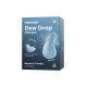 Заказать Голубой вибромассажер в форме капли Dew Drop