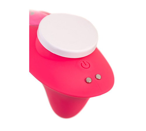 Розовый вибровкладыш в трусики с вакуум-волновой стимуляцией Xiari