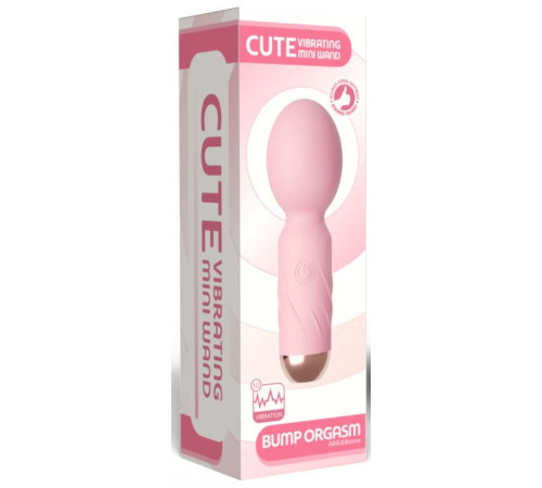 Нежно-розовый мини-вибратор Cute mini Wand Нежно-розовый мини-вибратор Cute mini Wand