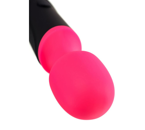 Черно-розовый вибростимулятор ASTER - 19,5 см.