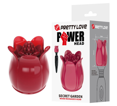 Красная насадка для wand-массажера