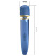 Заказать Синий wand-вибромассажер Colorful Massager - 24 см.