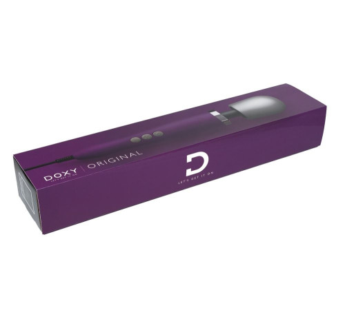 Фиолетовый жезловый вибратор Doxy Original Massager