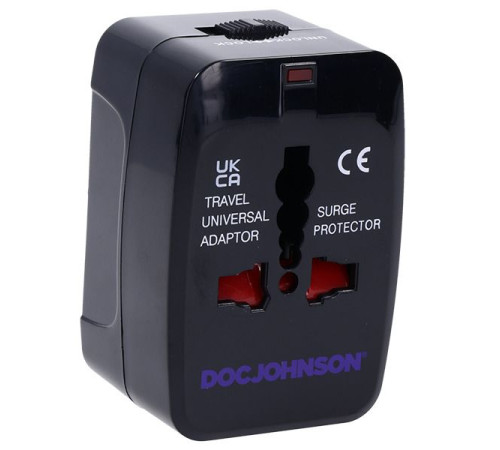 Черный жезловый вибромассажёр Merci Power Wand