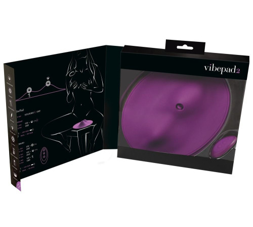 Фиолетовая подушка-вибромассажер Vibepad 2