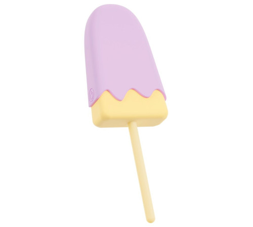 Сиреневый мини-вибратор в форме пломбира Vibrating Popsicle