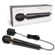 Заказать Черный проводной вибратор Le Wand Petite Vibrating Massager - 25 см.