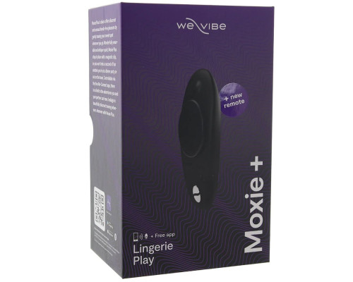 Заказать Черный вибратор We-Vibe Moxie+