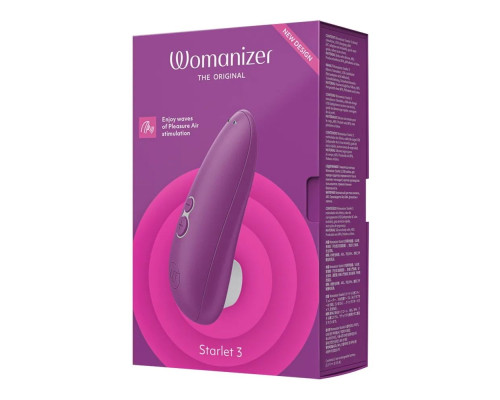 Заказать Лиловый клиторальный стимулятор Womanizer Starlet 3
