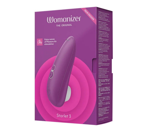 Лиловый клиторальный стимулятор Womanizer Starlet 3 Лиловый клиторальный стимулятор Womanizer Starlet 3
