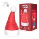 Заказать Красный вибростимулятор в форме колпака Magical Santa Hat