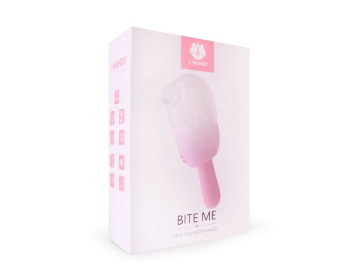 Заказать Нежно-розовый клиторальный вибромассажер Bite Me - 14,8 см. Заказать Нежно-розовый клиторальный вибромассажер Bite Me - 14,8 см.