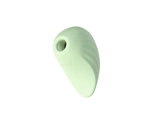 Заказать Салатовый вакуум-волновой стимулятор клитора Satisfyer Pearl Diver