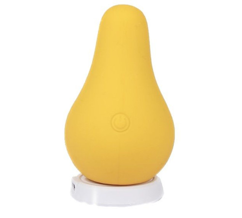 Желтый перезаряжаемый вибратор Juicy Pear - 8,2 см. Желтый перезаряжаемый вибратор Juicy Pear - 8,2 см.