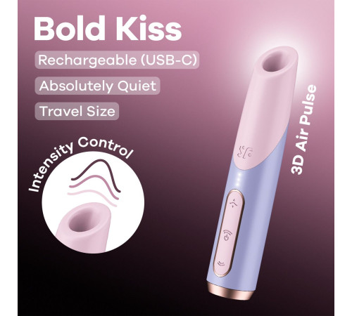 Вакуумный стимулятор клитора Bold Kiss