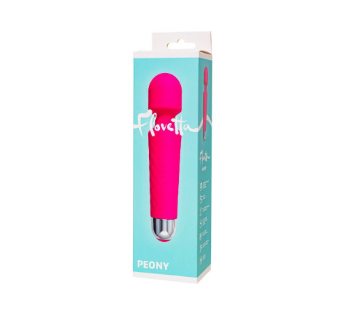 Розовый жезловый вибратор Peony - 20,5 см. Розовый жезловый вибратор Peony - 20,5 см.